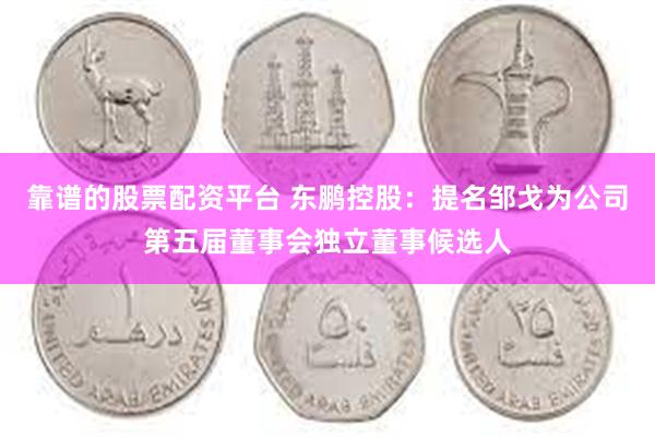 靠谱的股票配资平台 东鹏控股：提名邹戈为公司第五届董事会独立董事候选人