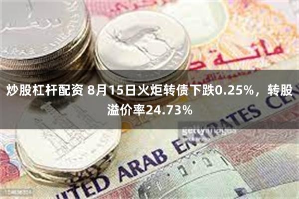 炒股杠杆配资 8月15日火炬转债下跌0.25%，转股溢价率24.73%