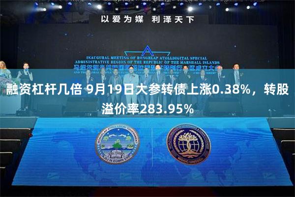 融资杠杆几倍 9月19日大参转债上涨0.38%，转股溢价率283.95%