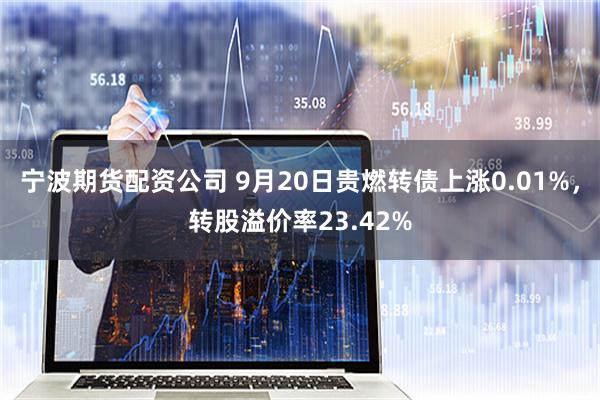 宁波期货配资公司 9月20日贵燃转债上涨0.01%，转股溢价率23.42%