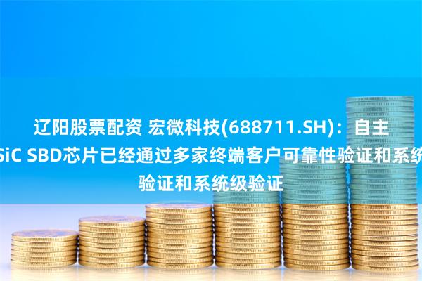 辽阳股票配资 宏微科技(688711.SH)：自主研发的SiC SBD芯片已经通过多家终端客户可靠性验证和系统级验证