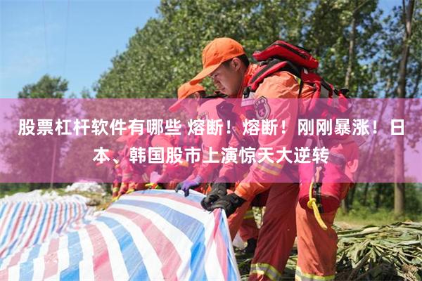 股票杠杆软件有哪些 熔断！熔断！刚刚暴涨！日本、韩国股市上演惊天大逆转