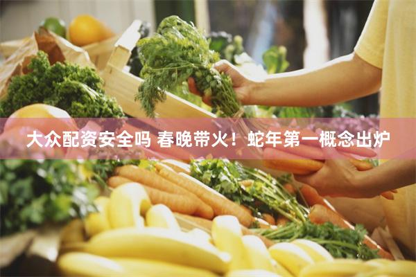 大众配资安全吗 春晚带火！蛇年第一概念出炉