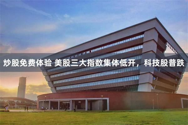 炒股免费体验 美股三大指数集体低开，科技股普跌