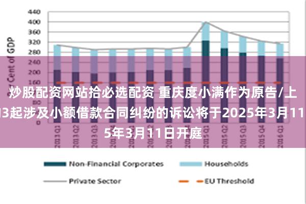 炒股配资网站拾必选配资 重庆度小满作为原告/上诉人的3起涉及小额借款合同纠纷的诉讼将于2025年3月11日开庭