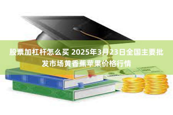 股票加杠杆怎么买 2025年3月23日全国主要批发市场黄香蕉苹果价格行情