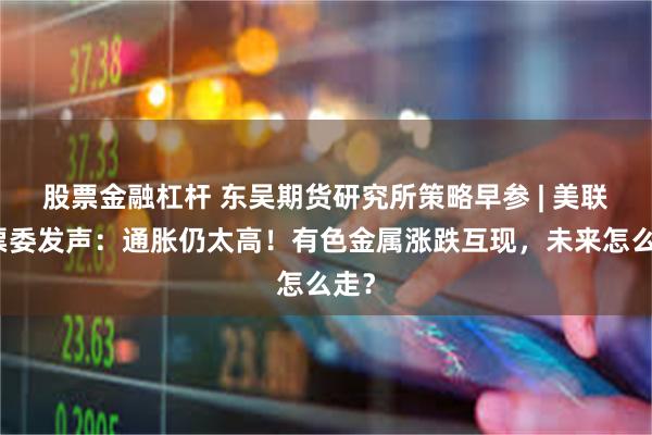 股票金融杠杆 东吴期货研究所策略早参 | 美联储票委发声：通胀仍太高！有色金属涨跌互现，未来怎么走？