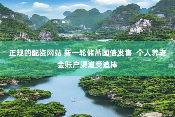 正规的配资网站 新一轮储蓄国债发售  个人养老金账户渠道受追捧