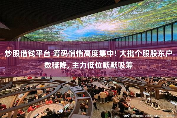炒股借钱平台 筹码悄悄高度集中! 大批个股股东户数骤降, 主力低位默默吸筹