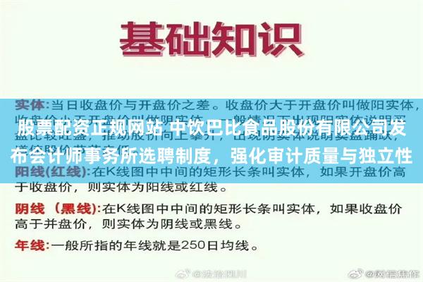 股票配资正规网站 中饮巴比食品股份有限公司发布会计师事务所选聘制度，强化审计质量与独立性