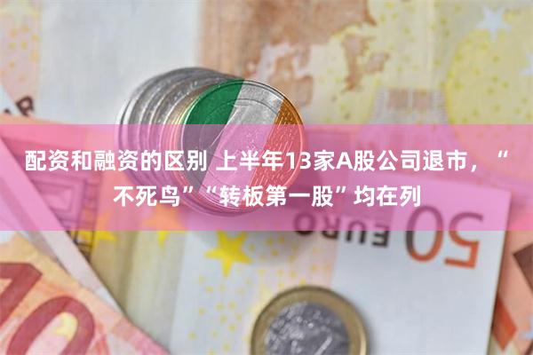配资和融资的区别 上半年13家A股公司退市，“不死鸟”“转板第一股”均在列