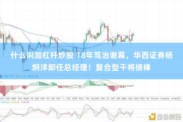 什么叫加杠杆炒股 18年笃治谢幕，华西证券杨炯洋卸任总经理！复合型干将接棒