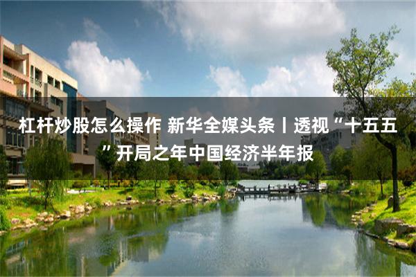 杠杆炒股怎么操作 新华全媒头条丨透视“十五五”开局之年中国经济半年报