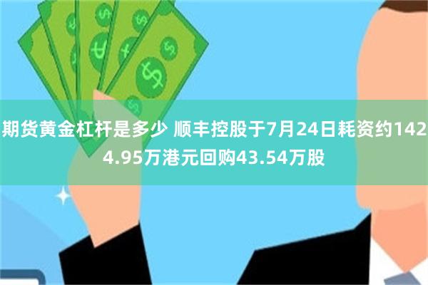 期货黄金杠杆是多少 顺丰控股于7月24日耗资约1424.95万港元回购43.54万股