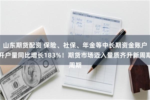 山东期货配资 保险、社保、年金等中长期资金账户开户量同比增长183%！期货市场迈入量质齐升新周期