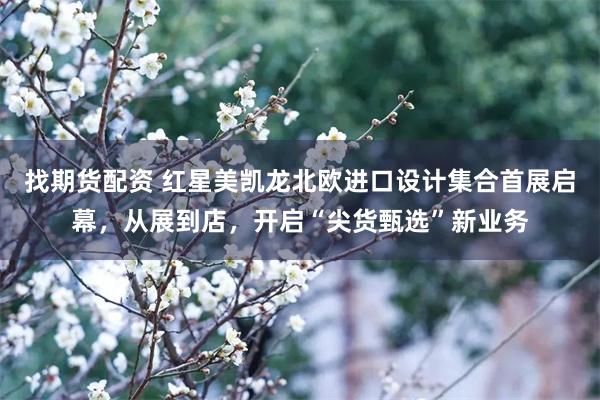 找期货配资 红星美凯龙北欧进口设计集合首展启幕，从展到店，开启“尖货甄选”新业务